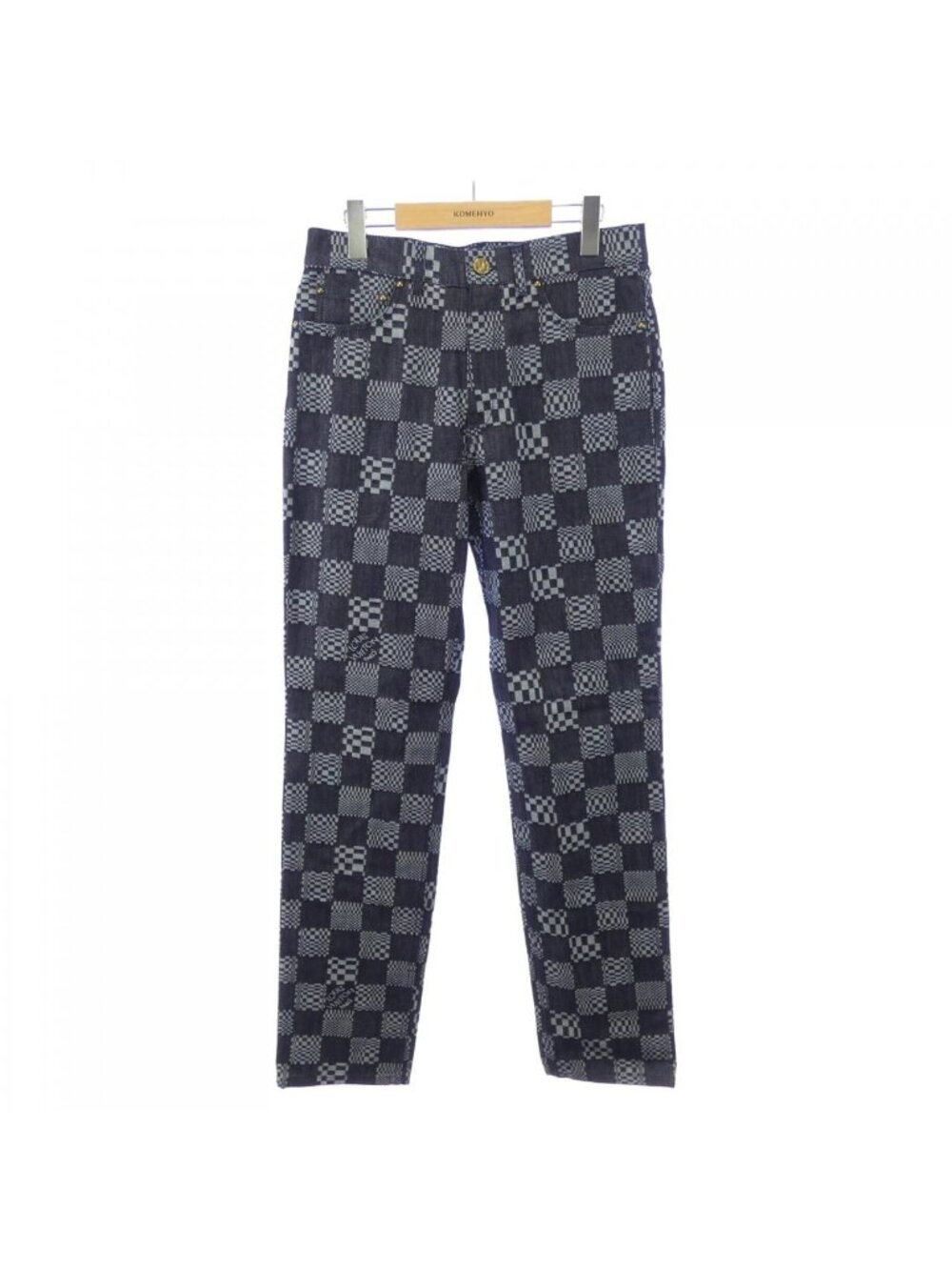 Louis Vuitton Distorted Damier Denim Jeans
